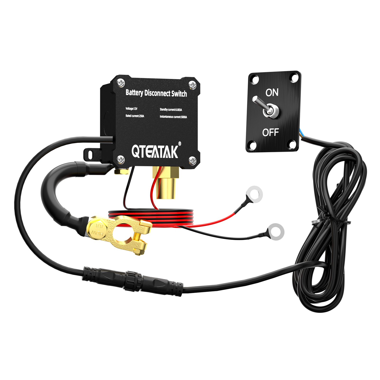 QTEATAK JF-115-4-NZ Manual toggle battery disconnect switch kit